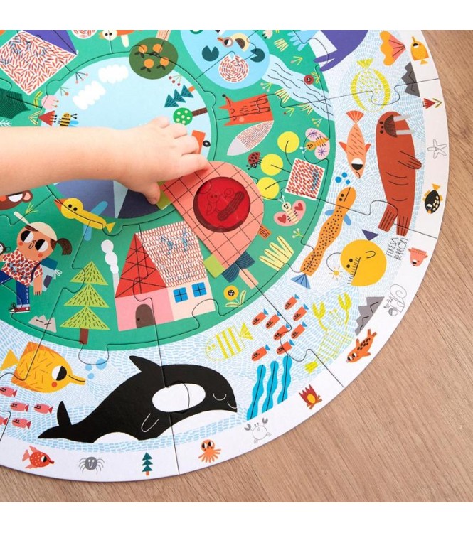 Puzzle XXL Descubre Animales