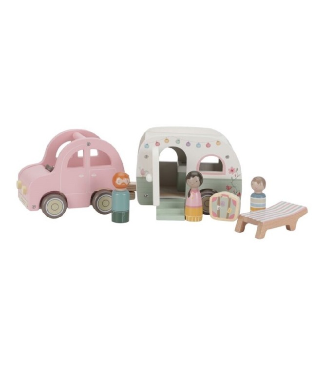 SET COCHE Y CARAVANA LITTLE DUTCH