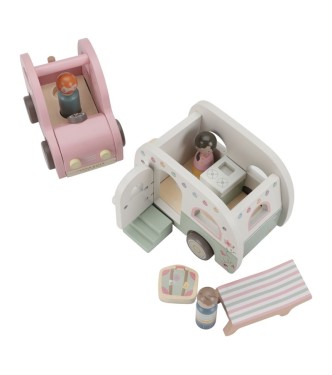 SET COCHE Y CARAVANA LITTLE DUTCH