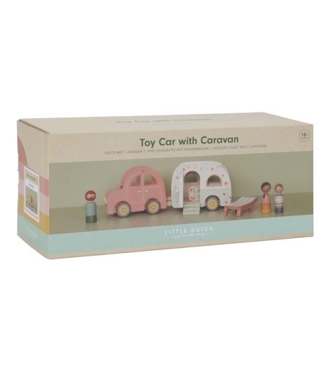 SET COCHE Y CARAVANA LITTLE DUTCH