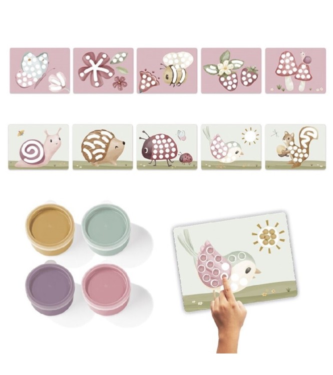 Finger paint Fairy Garden