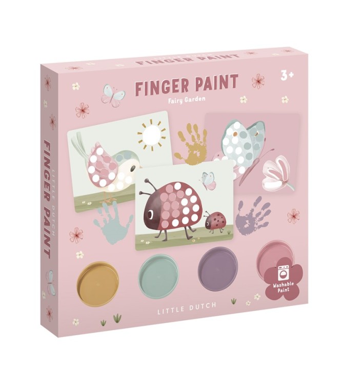 Finger paint Fairy Garden