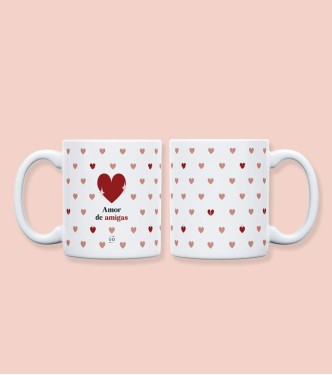 Taza "Amor de amigas"