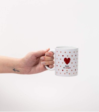 Taza "Amor de amigas"