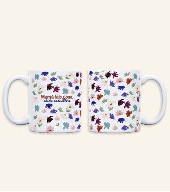 Taza "Mamá fabulosa, abuela maravillosa"