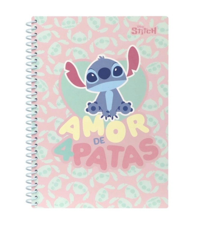 Cuaderno B5 Amor Stitch