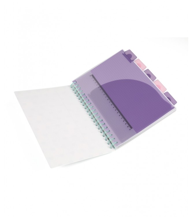 Cuaderno B5 Corazones Stitch