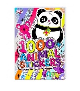 Libro con 1000 pegatinas animales