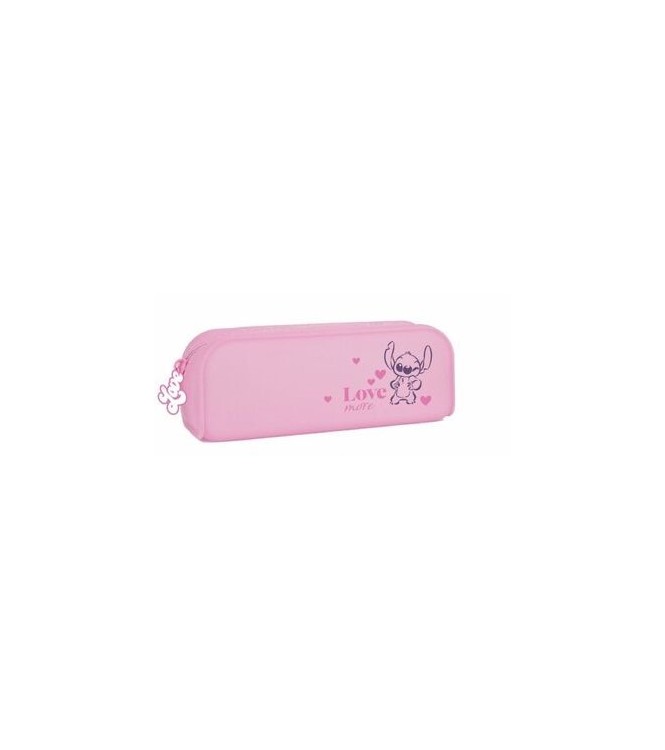 Estuche Silicona rosa Stitch Pastel