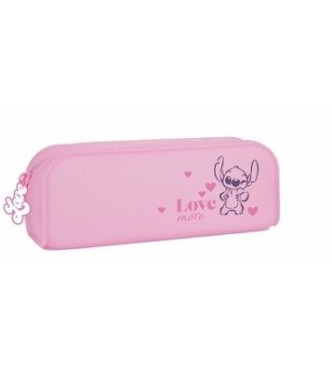 Estuche Silicona rosa Stitch Pastel