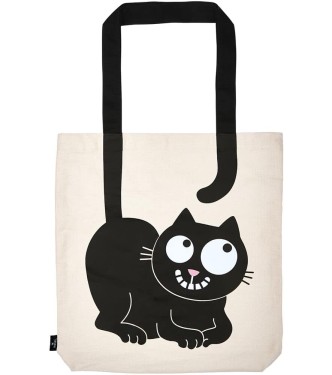 Bolsa de Tela Gato Sonriente