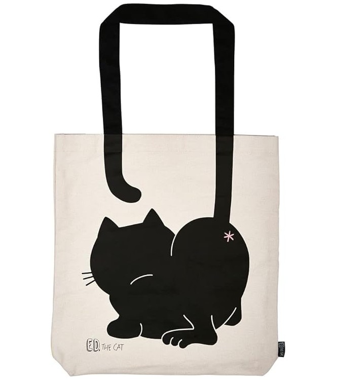 Bolsa de Tela Gato Sonriente