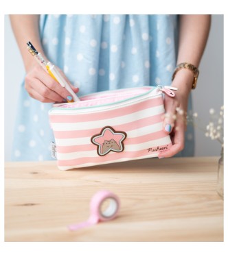 Estuche Triple Pusheen Rose Collection