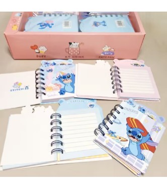 Mini Libreta de Stitch con separadores
