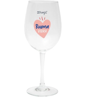 Copas de vino - Buena vibra y mejor vino