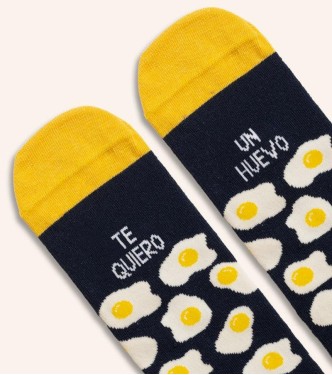 Calcetines "Te quiero un huevo" Blue 42-