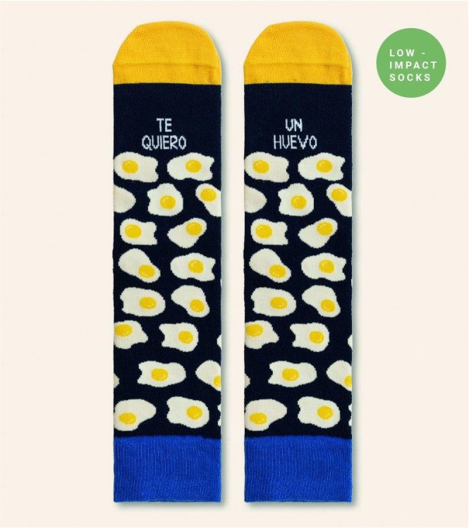 Calcetines "Te quiero un huevo" Blue 42-