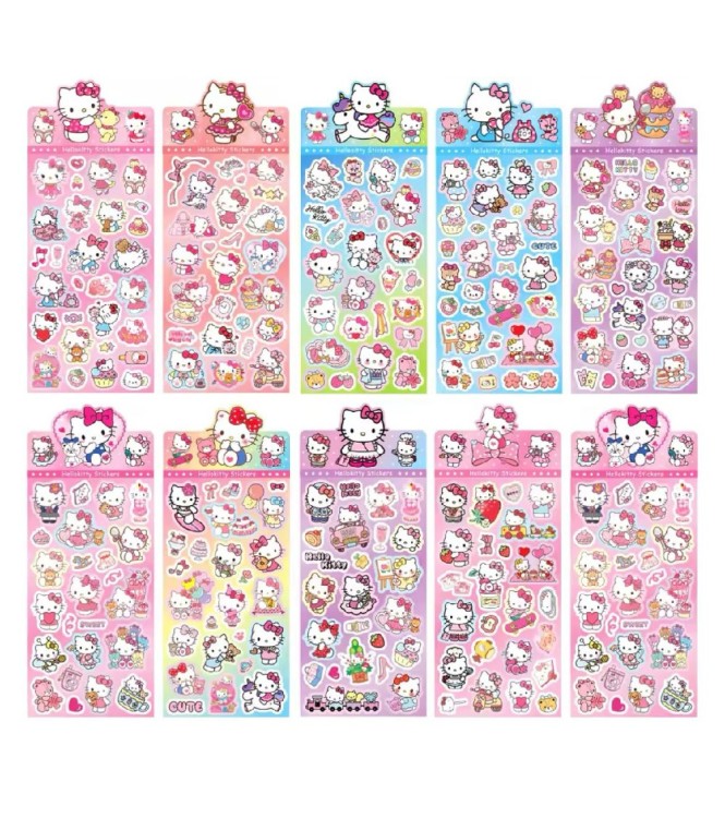 Pegatinas holográficas Hello Kitty