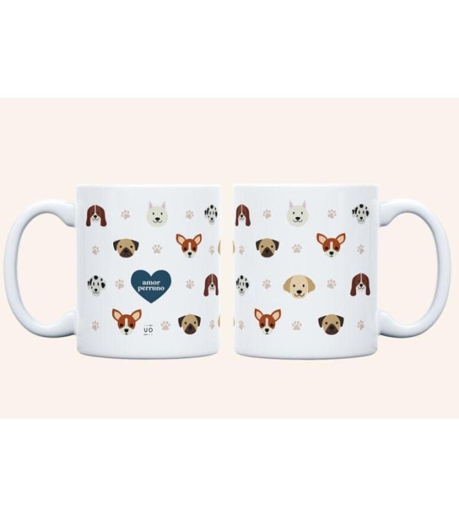 Kit Taza + Calcetines "Amor perruno"