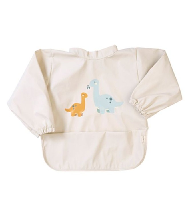 Babero Impermeable con Mangas Dinos