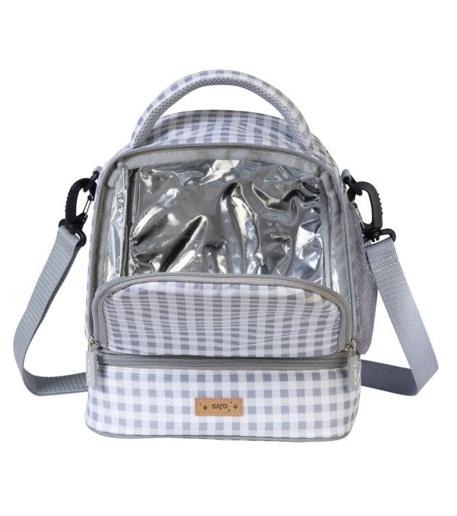 Bolsa termica Vichy Gris