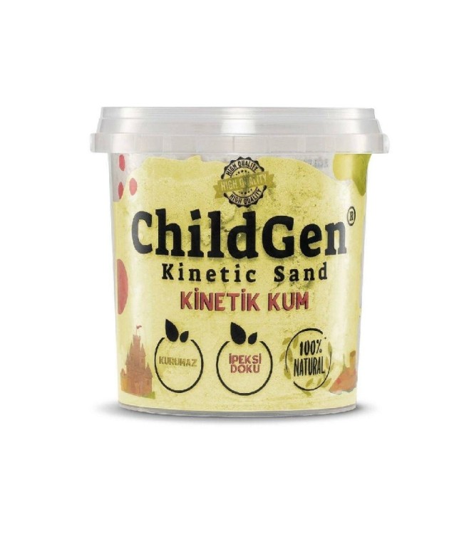 Arena Kinética amrailla - 500g Arena Kinética amrailla - 500g