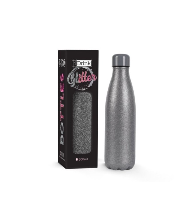 Botella térmica - Glitter Plata Botella térmica - Glitter Plata
