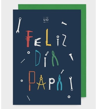 Postal "Feliz dia Papa"