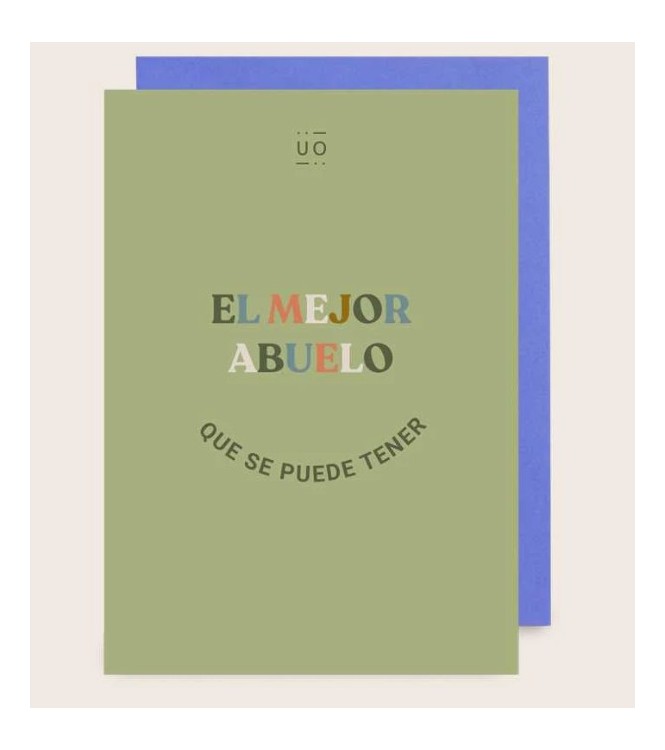 Postal "El mejor abuelo"