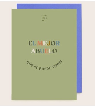 Postal "El mejor abuelo"