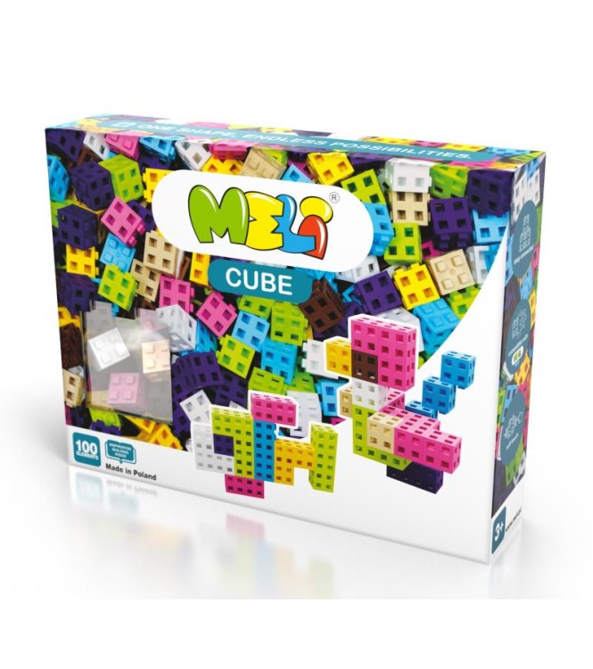 MELI cube 100 pcs pastel