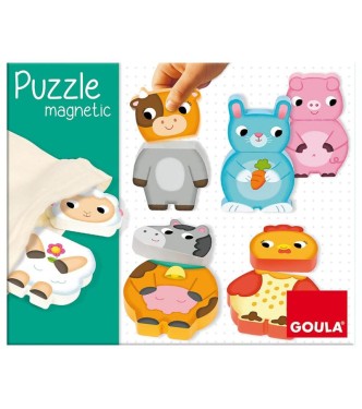 Puzzle Intercambiable Mangético Granja