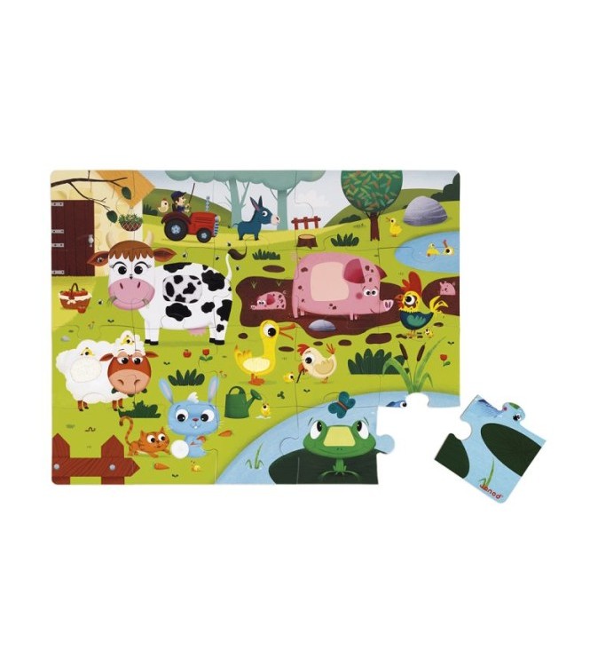 Puzzle tactil los animales