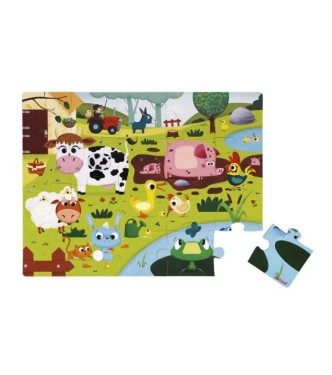 Puzzle tactil los animales