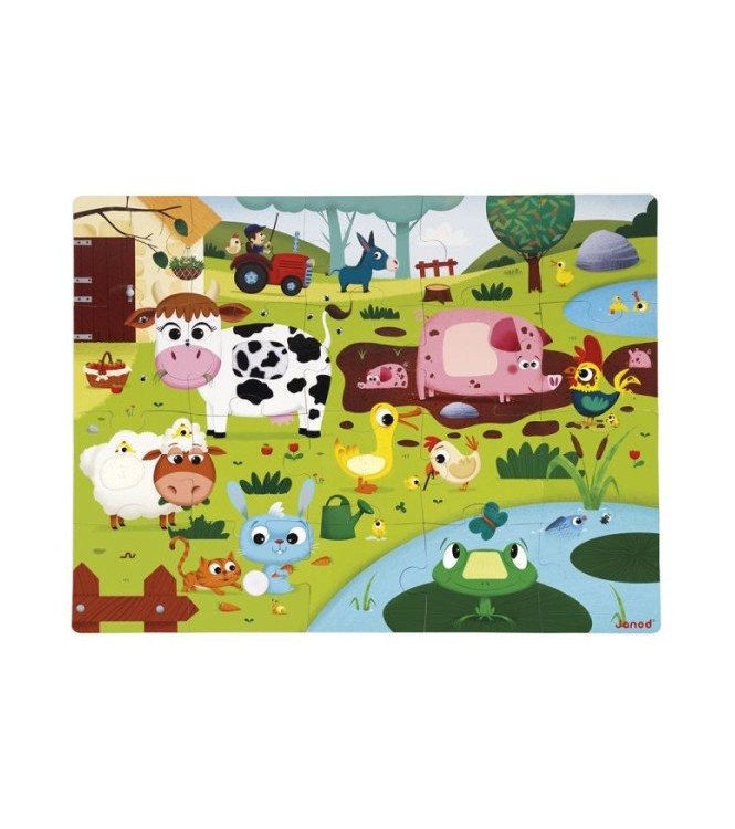 Puzzle tactil los animales