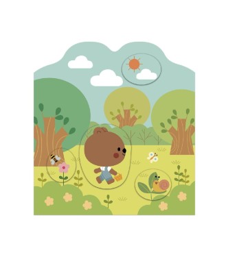 Cuaderno de Pegatinas El bosque