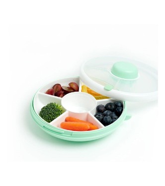 Caja Almuerzo Snack Spinner Flip, Correa