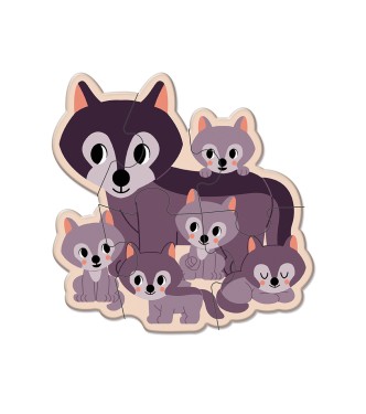 5 PUZLES EVOLUTIVOS ANIMALES