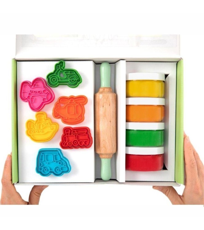 Plastilina natural - Set Vehículos Plastilina natural - Set Vehículos
