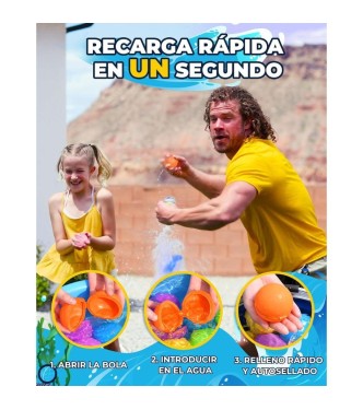 Globos de agua reutilizables - Opacos