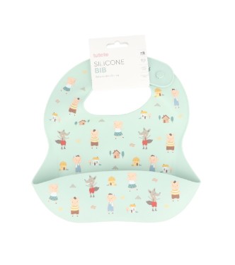 Babero Silicona Three Little Pigs