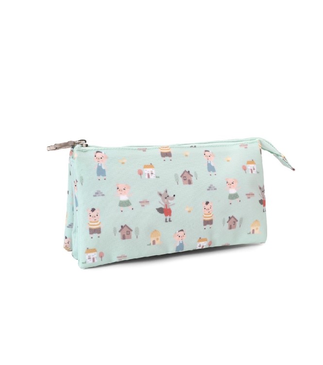 Estuche 3 compartimentos Three little pi