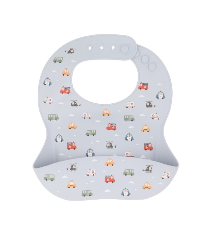 Babero Silicona Cars Babero Silicona Cars