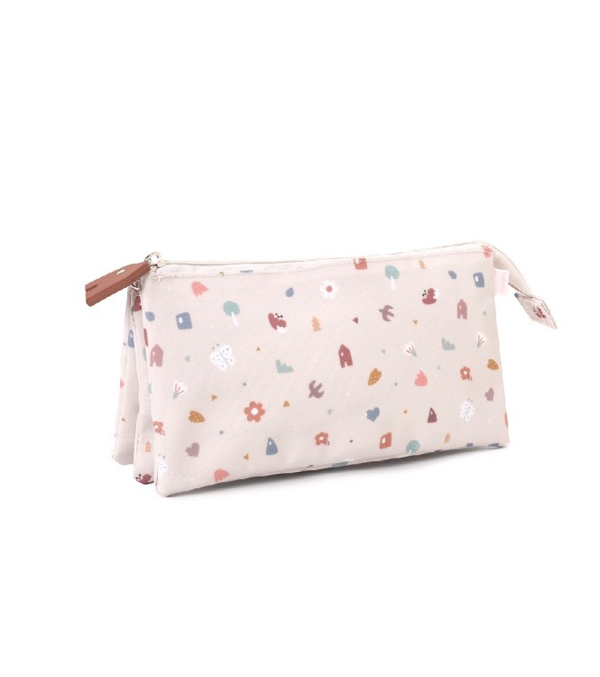 Estuche 3 compartimentos Geometric Natur Estuche 3 compartimentos Geometric Natur