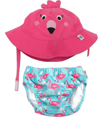 Bañador + gorro Flamenco