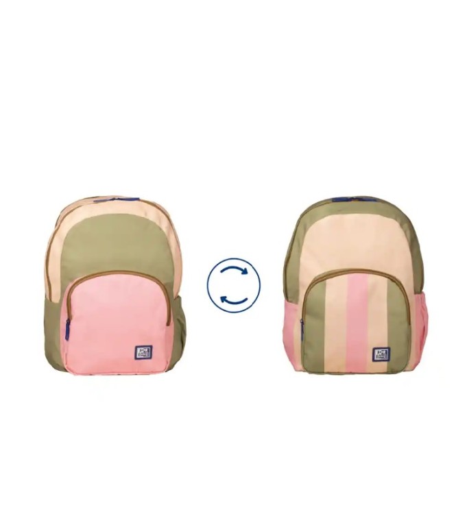 Mochila Oxford Reversible Safari Rose