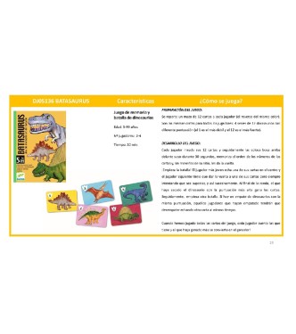 Juego cartas batasaurus