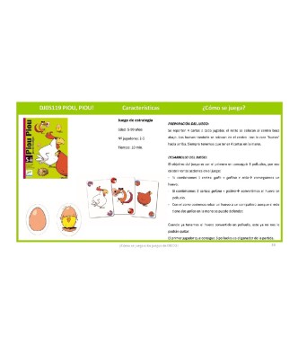 Juego cartas pioupiou