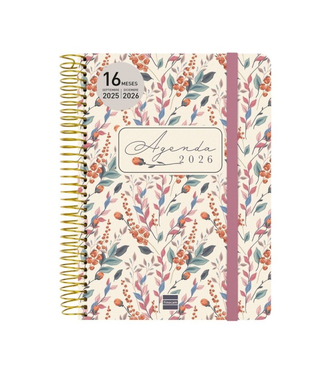AGENDA ANUAL 16 MESES CLOE ROSA