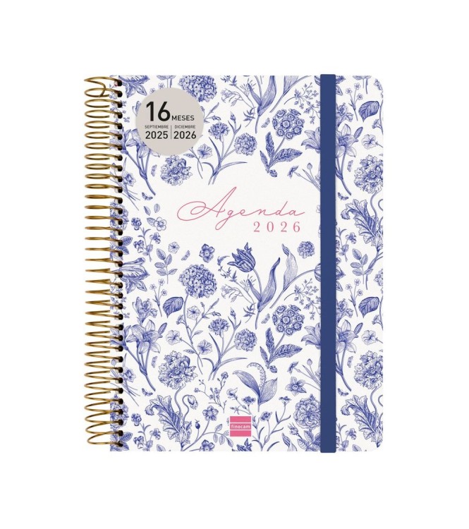 AGENDA ANUAL 16 MESES CLOE AZUL